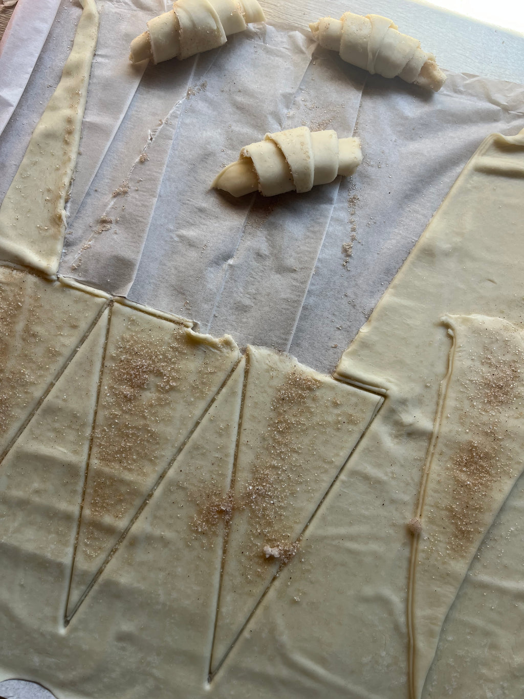 Cortador de masa para Croissants